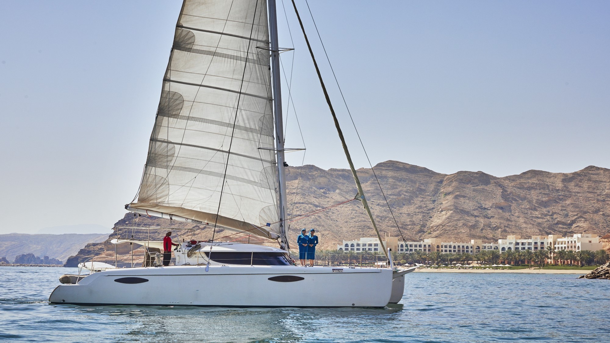International sailing experience in Oman